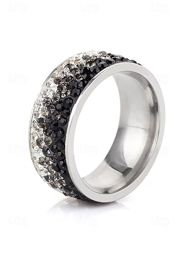 Ring Men's Stylish Steel Stainless – Red Christmas FashionChic