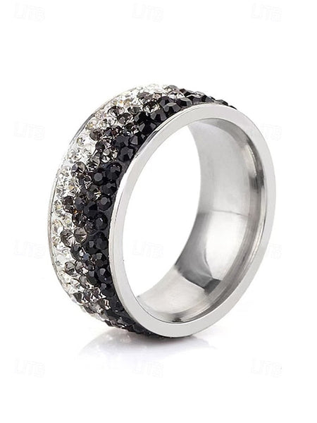 Ring Men's Stylish Steel Stainless – Red Christmas FashionChic