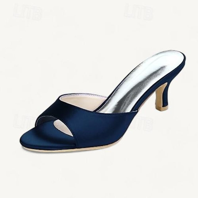 Shoes Sandals Toe Kitten Wedding Heel Women's Open FashionChic