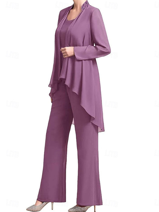 Elegant Simple Guest Bride Mother Dress the Pantsuit Wedding of FashionChic