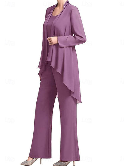 Elegant Simple Guest Bride Mother Dress the Pantsuit Wedding of FashionChic