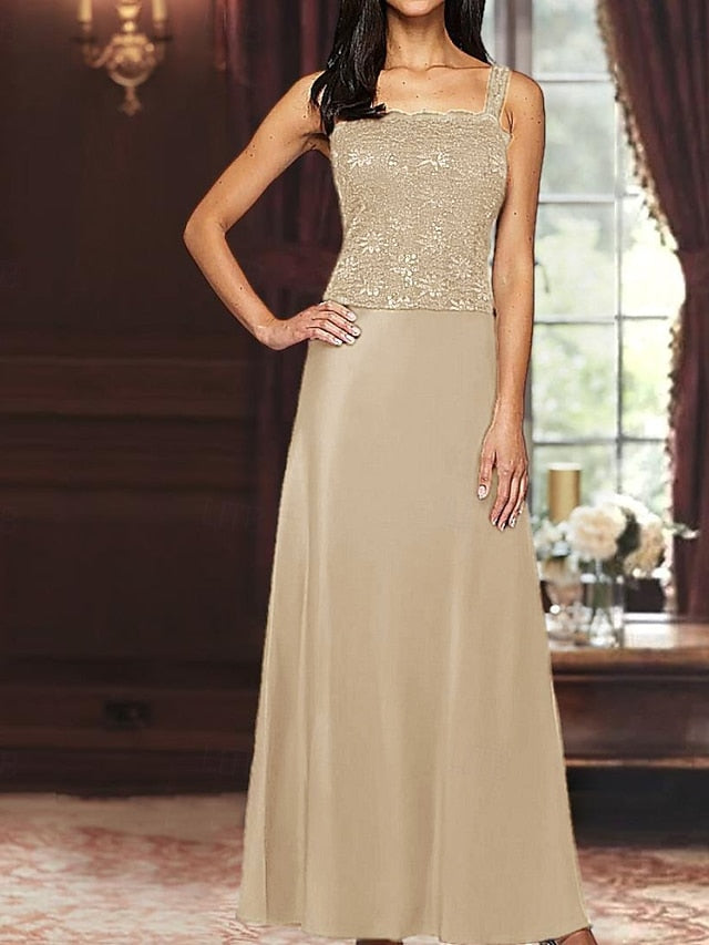 Guest Dress Wedding of A-Line Piece 3 the Mother Formal Bride FashionChic