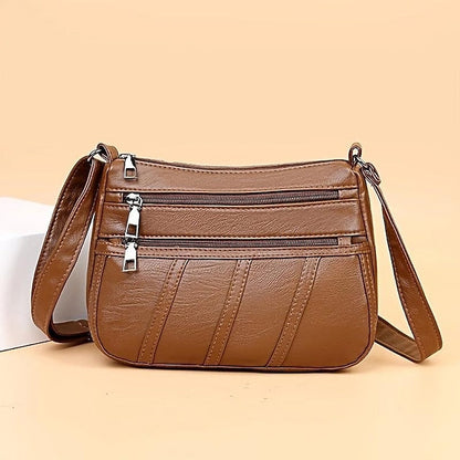 Crossbody Black Stylish Women's Bag – Faux Leather FashionChic