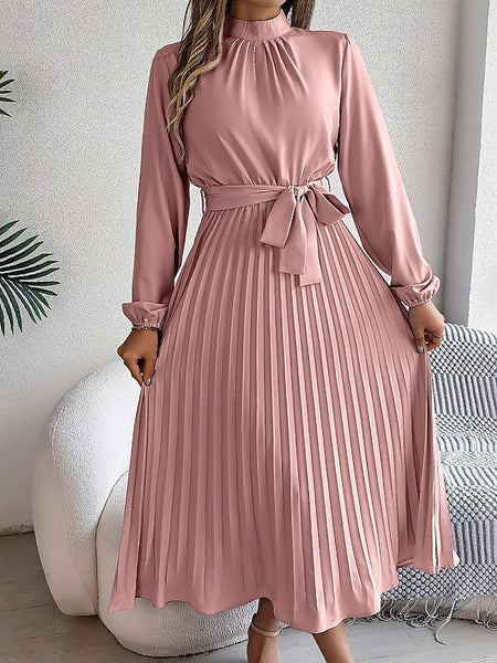 Women's Midi Dress Satin Dress Party Dress Cocktail Dress