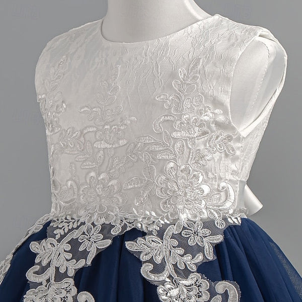 Party Wedding Kids Dress Floral Sleeveless Girls' Special FashionChic