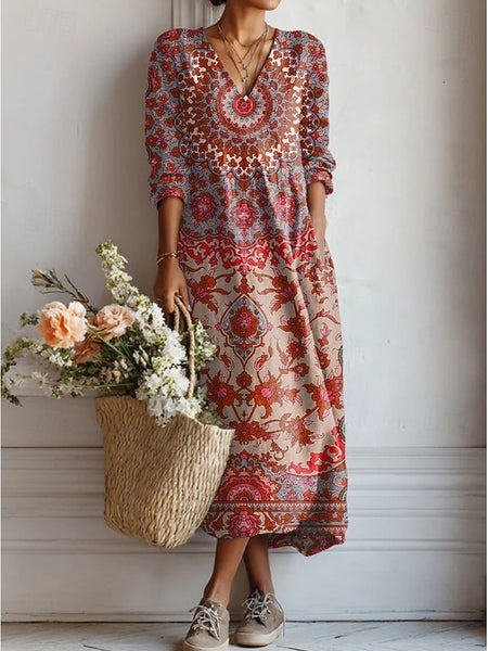 Easter Women's Maxi Dress Sundress Shift Dress Casual Party