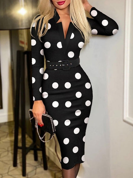 Women's Midi Dress Bodycon Dress Work Dresses Formal Semi