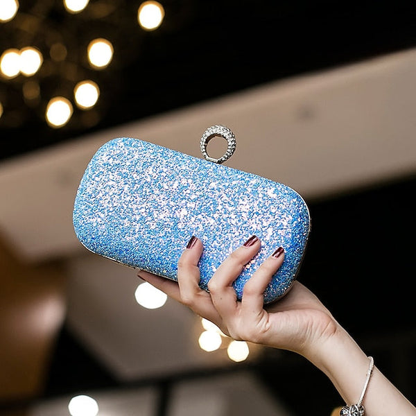 Wristlet Leather PU Bags Clutch Women's Evening Bag FashionChic