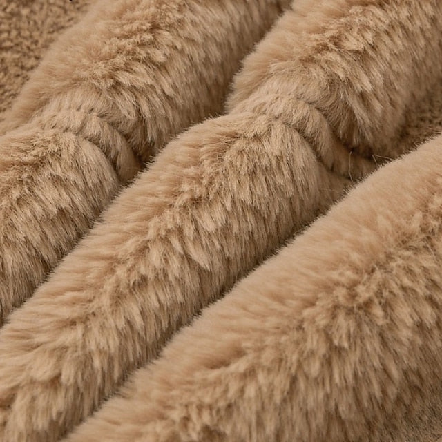 Coat Faux Fur Women's Winter Teddy Warm FashionChic