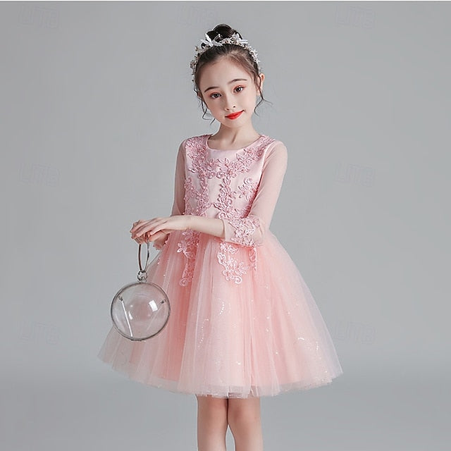 Dress Girls' Girl Princess Flower Kid's FashionChic