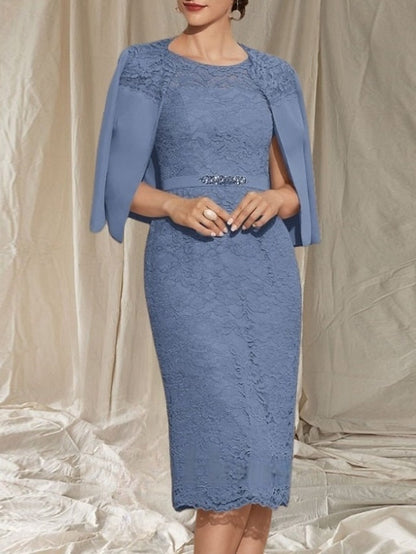 Sheath Column the Mother / Piece Bride of Dress Wedding Two FashionChic