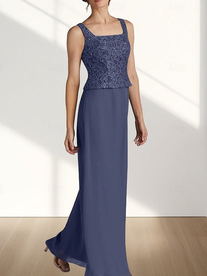 Two Mother Piece the A-Line Wedding Bride Guest of Elegant Dress FashionChic