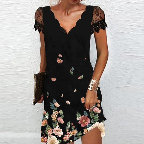 Women's Midi Dress Casual Dress Shift Dress Elegant Fashion