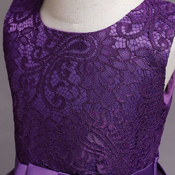 Dress Line Girls' Party Little A Floral Plain Kids FashionChic