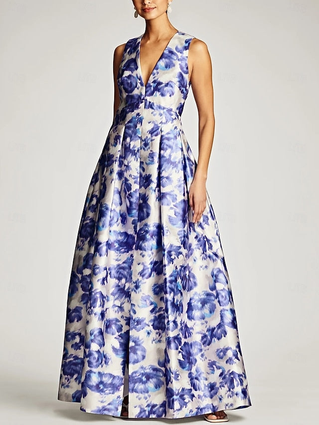 High A-Line Wedding Split Evening Gown Dress Beach Formal FashionChic