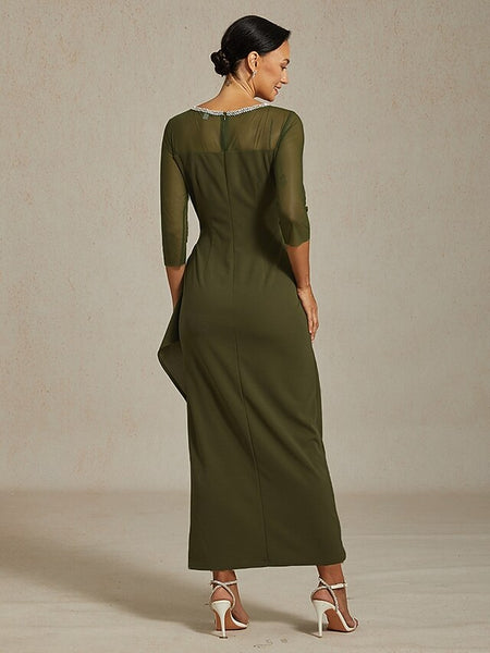 Women's Maxi Dress Sheath Dress Elegant Party Formal Solid FashionChic
