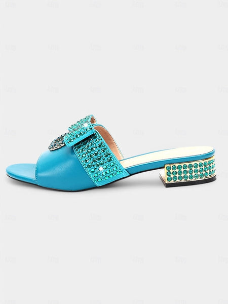 Rhinestone with Flat – Gold Matching Bow Clutch Sandals FashionChic