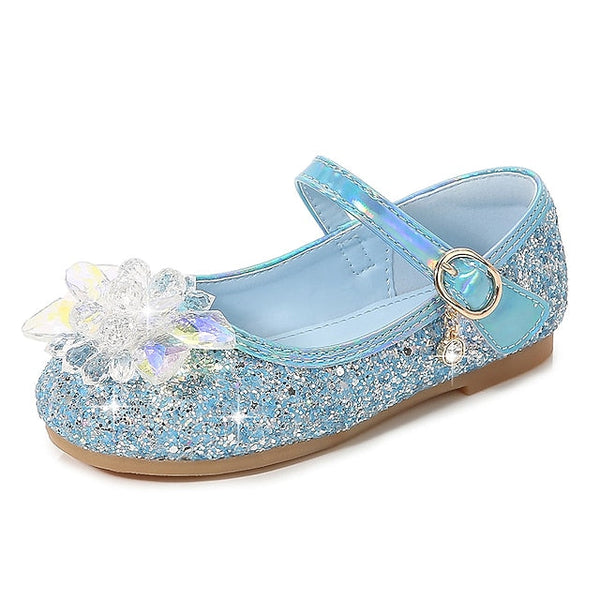 Princess PU Leather Shoes Girls' Walking Portable Flats FashionChic