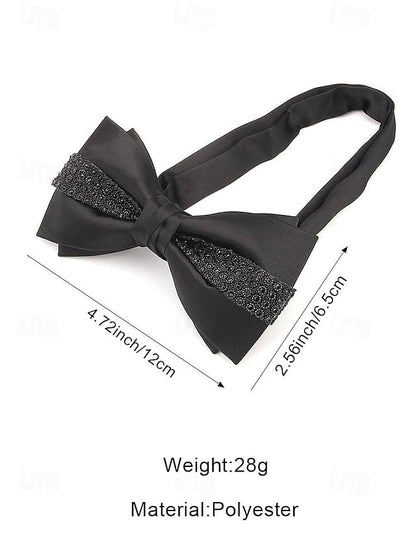 Bow Red Christmas Tie Men's – FashionChic