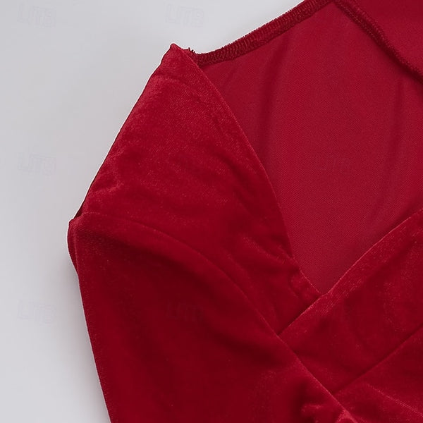 Women's Long Dress Maxi Dress Velvet Dress Party Dress