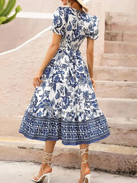 Women's Midi Dress Casual Dress Swing Dress A Line Dress FashionChic