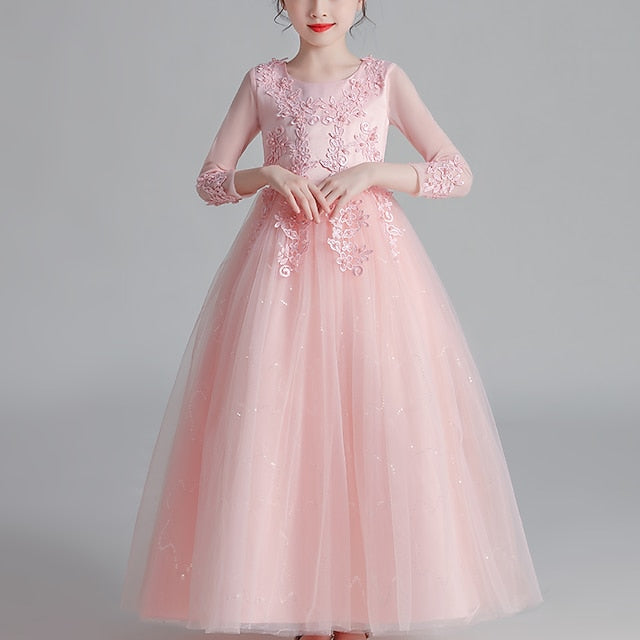 Dress Flower Girls' First Princess Girl FashionChic