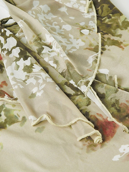 Women's Boho Shirt Blouse Flower Modern Boho Sleeveless