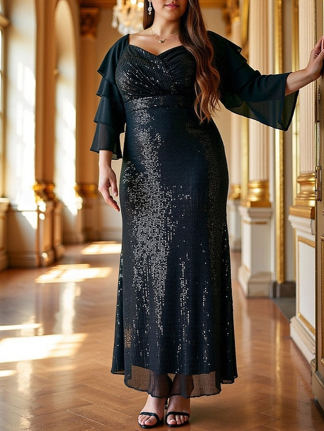 of Dress Sheath / Mother Column Sparkle Bride the Size Plus FashionChic
