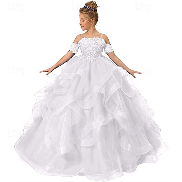 Girls' Princess Kid's Dress Girl Flower FashionChic
