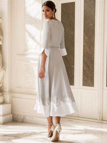 Mother the Bride Wedding Beach A-Line of Guest Dress FashionChic
