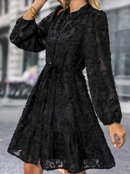 Women's Midi Dress Black Dress Cocktail Dress Formal FashionChic