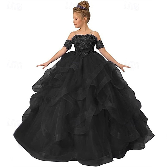 Girls' Princess Kid's Dress Girl Flower FashionChic