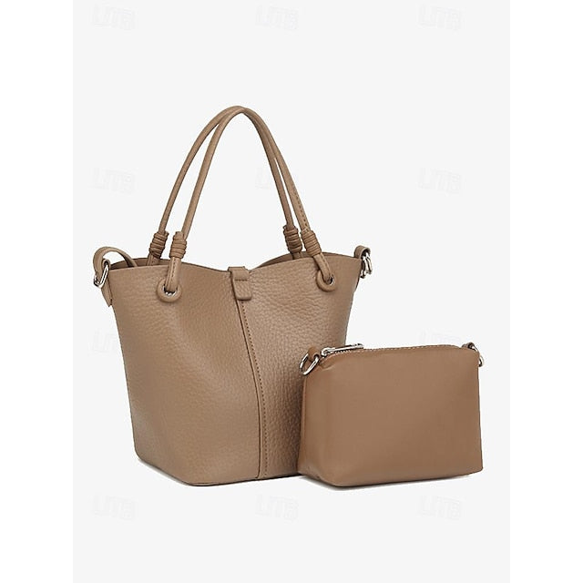 Women's Pouch Stylish Bag Bucket Matching with – Leather FashionChic
