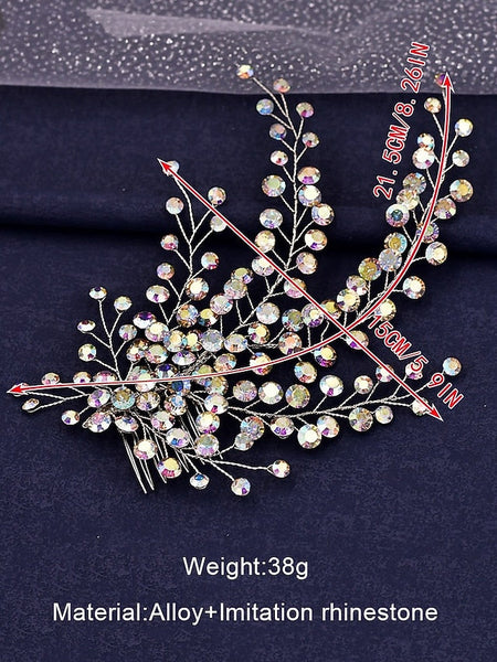 – Hair Crystal and Accessory Bridal Rhinestone Flower Elegant FashionChic