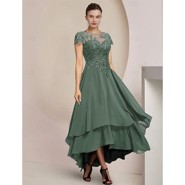 of Mother Formal A-Line Elegant Guest Wedding Bride Dress the FashionChic