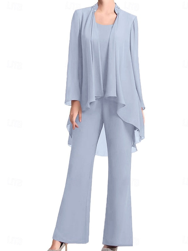 Elegant Simple Guest Bride Mother Dress the Pantsuit Wedding of FashionChic