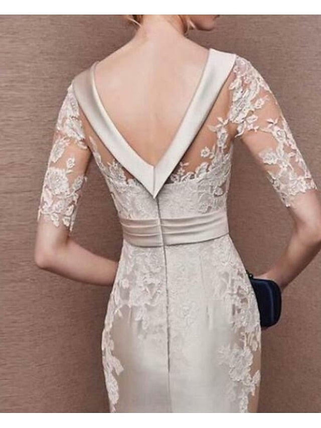 Bride Dress Guest the of Vintage Mother Wedding Elegant Sheath FashionChic