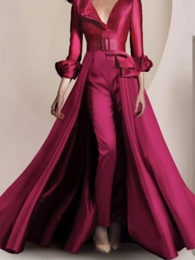 Pantsuit Formal Bride of / Two Jumpsuit Piece the Mother FashionChic