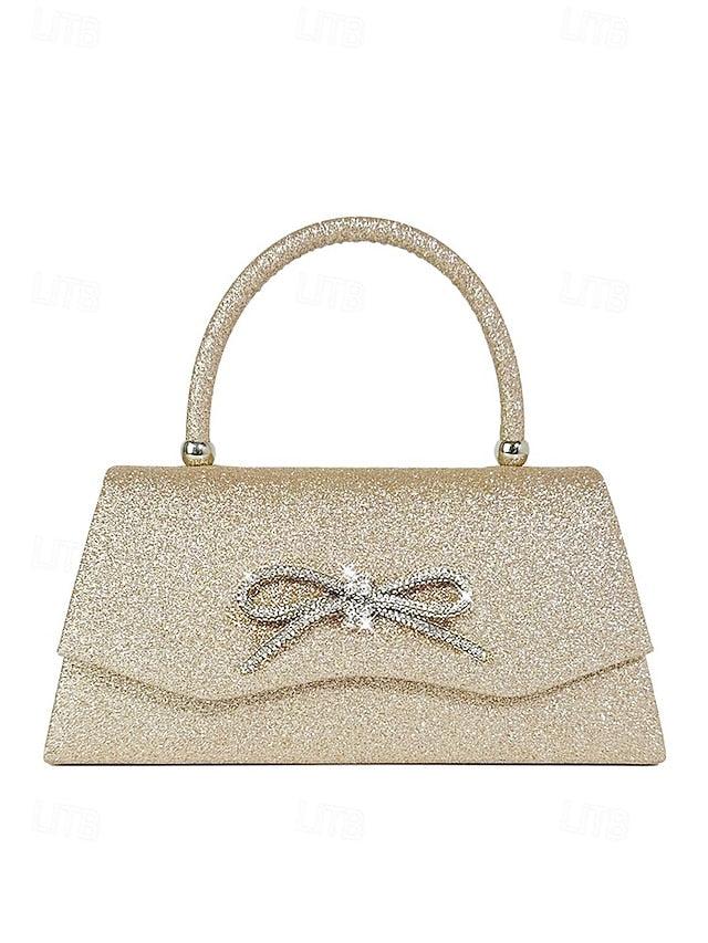 Clutch with Elegant Evening Women's Sparkling Glitter FashionChic