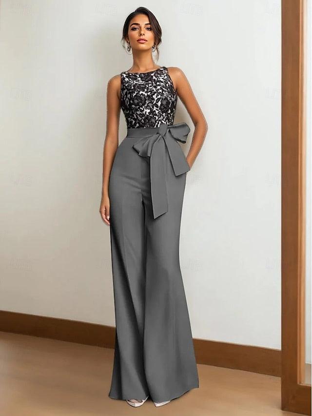 Jumpsuit Stretch of Mother Guest the Bride Dress Fabric Wedding FashionChic