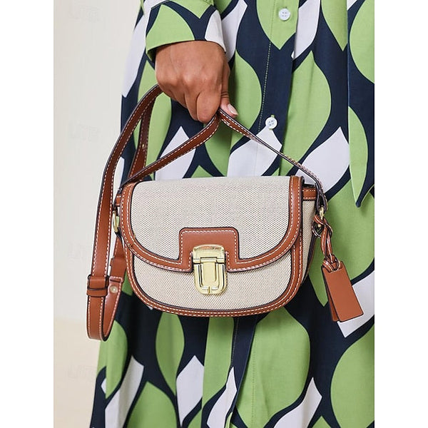 – Bag Trim Vintage Women's Crossbody Leather Small FashionChic