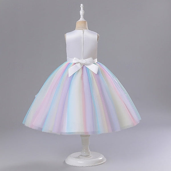 Girl Girls' Flower Kid's Dress Princess FashionChic