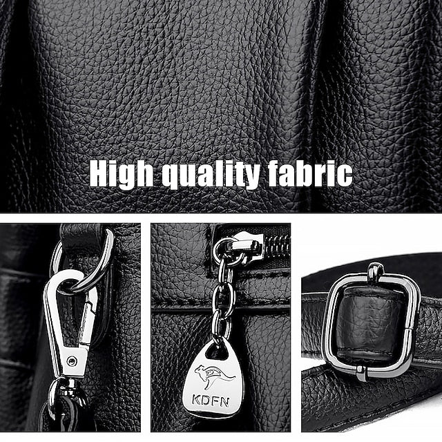 PU Women's Leather Daily Handbag Holiday Boston Bag Zipper FashionChic