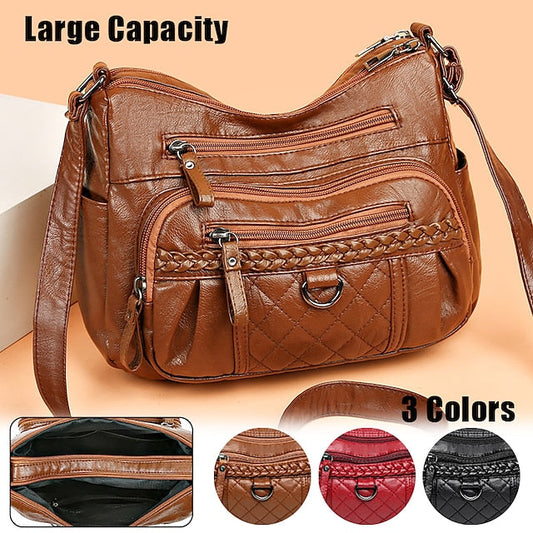 PU Women's Shoulder Leather Bag Crossbody Hobo FashionChic