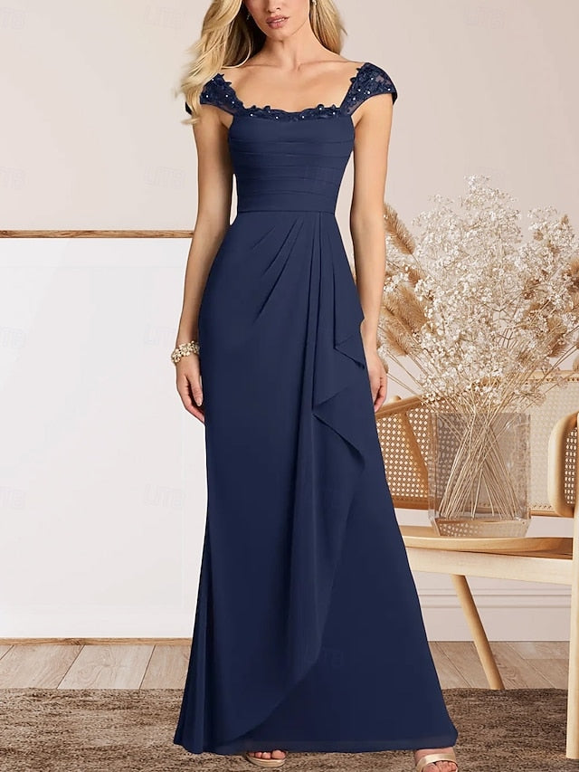 the Elegant Mother Guest A-Line Wedding Dress Bride of FashionChic