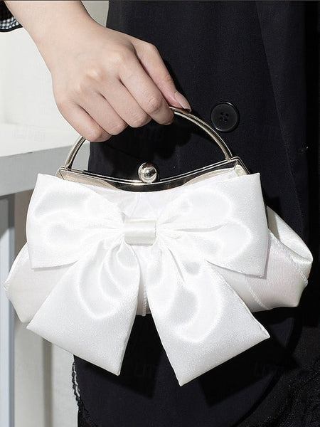 Women's Bow Satin Bag Elegant Clutch Evening – Pearl FashionChic