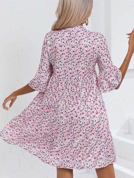 Women's Mini Dress Casual Dress Boho Chic Dresses A Line FashionChic