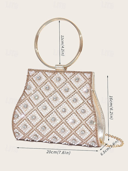 – Embellished Clutch Women's Rhinestone Bag Evening FashionChic