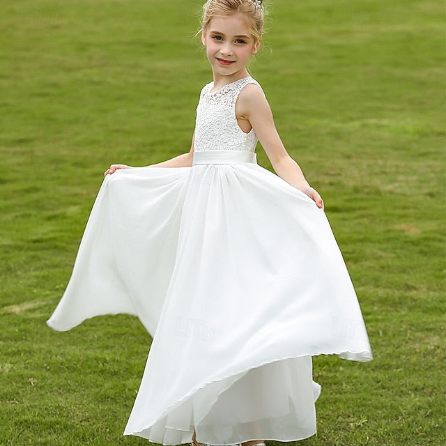 Formal Girls' Flower Kid's Girl Dress Lace FashionChic