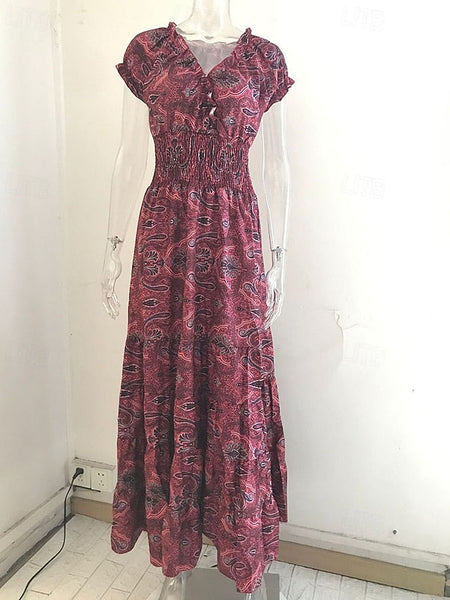 Women's Long Dress Maxi Dress Casual Dress Print Dress FashionChic